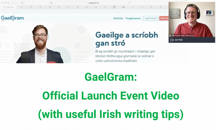 GaelGram Official Launch Event Video