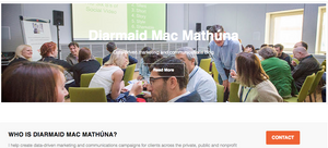 Diarmaid Mac Mathuna blog screen shot